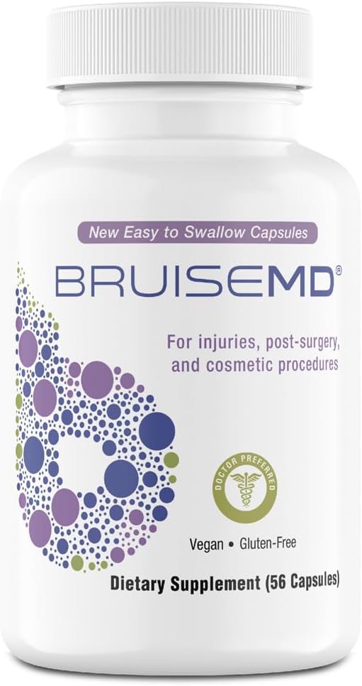 Arnica 1.000mg e Bromelain 500mg 2.400GDU/g Supplemento per Bruising and Swelling, Facile da ingoiare capsule (14-Day Supply) - Advanced Bruise Treatment Formula