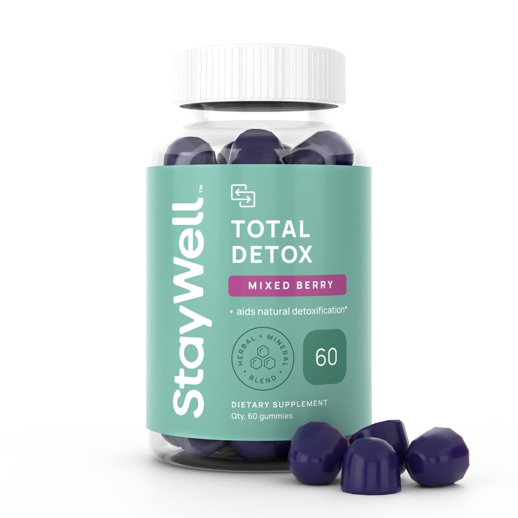 Detox totale, Detossi metallici pesanti per adulti- Zeolite, clorella, cardo del latte, Shilajit & Iodine, Tossina Cleanse, Decalcificazione Pineale, Fluoride Cleanse, Metal Cleanse pesante, 60 Gummie di bacche miste