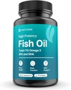 Mini Fish Oil Softgels – Odorless, Burpless & Facile da ingoiare – 1500mg Omega-3 con EPA & DHA – Advanced Formula Fish Oil Minis – Più piccolo di un Dime – Wild Caught – 90 (Big, Capsule)