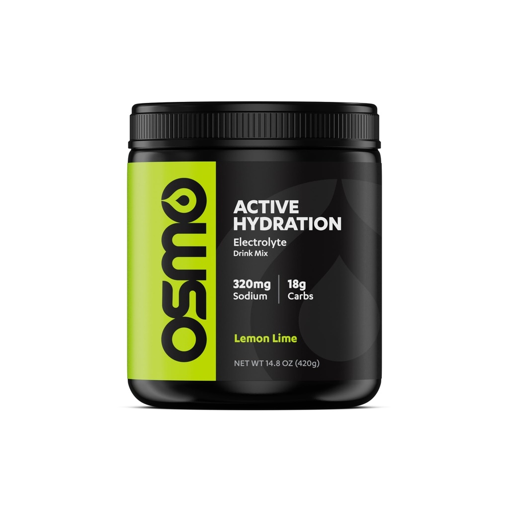Polvere di elettrolito di idratazione attiva di Osmo (20 Serve) - Include sodio, magnesio, potassio, carboidrati e vitamine, zucchero di canna - tutti gli ingredienti naturali, 3X idratazione più veloce, potenzia la potenza e l'eccedenza