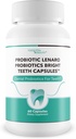 Probiotici Bright Teeth Capsule - I nostri migliori probiotici dentali Bianco Teeth Support - Probiotici dentali Sbiancamento luminoso Denti Mousse Capsule alternativi - Probiotici per Teeth Probiotic Mouth