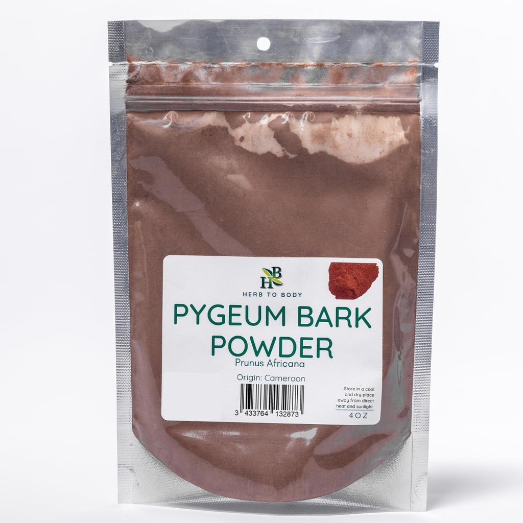 Polvere della corteccia del pigeo del corpo | Prunus Africana | Wildcrafted | 4oz