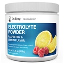 Dr. Berg Zero Zucchero Idratazione Keto Electrolyte Polvere - Enhanced w/ 1000 mg di Potassium & Real Pink Himalayan Salt (NOT Table Salt) - Raspberry & Lemon Flavor Hydration Drink Supplement - 50 Serve