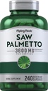 Piping Rock Saw Palmetto Extract 3600mg | 240 capsule | per uomini e donne | Non OGM, Gluten Free Supplement