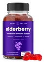 NutraChamps Elderberry Gummies con vitamina C, Propolis & Echinacea - Sistema immunitario Supporta le vitamine della pancia per adulti e bambini - Max Strength 200mg Sambucus Antiossidante