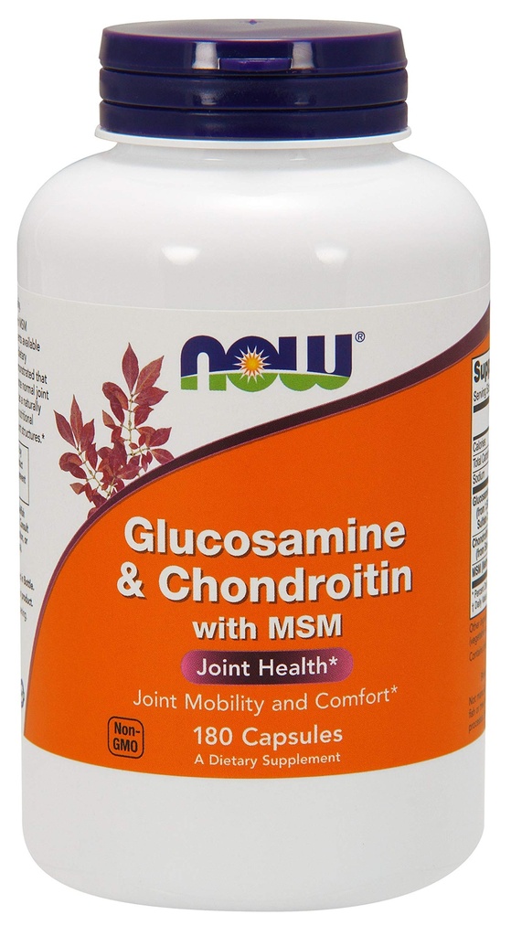 Glucosamina & Chondroitin con MSM - 180 capsule di veg
