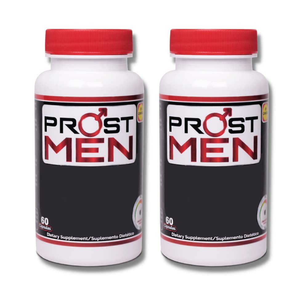 Capsule Supplementi alla prostata - Supporto alla prostata - Frequenza urinaria - Dormire di qualità - Energia & Vitalità - Sega Palmetto - Anguilla - Confezione da 2-120 Caps