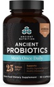 Antichi Probiotici Nutrizione per Uomo, Antichi Probiotici Una volta Quotidiano 30ct, Digestivo e Supporto Immune, Bloating, Gas e Costipation Relief, Gluten Free, Superfoods Blend, 25 miliardi di CFU*