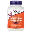 NOW Foods Extra Strength Glucosamine & Chondroitin, 60 compresse