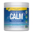 Naturale Vitalità Calma, Magnesio Supplemento, Anti-Stress Bere Miscela, Gluten Free, Vegan, & Non OGM, Dolce Limone, 8 oz