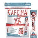 CAFEINA 2X - 200mg Caffeina ed Electrolyte infuso in polvere Stick Packs (18 Conte)