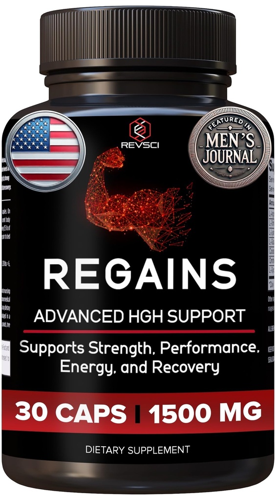 HGH integratori per gli uomini e le donne - Regains Starter Pack, naturale costruzione muscolare GH & ormone della crescita per gli uomini, muscolo Costruttore per gli uomini, supplemento di recupero del muscolo, 30 pillole proteiche