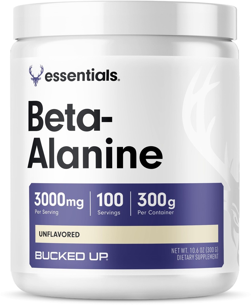 Polvere di Beta Alanine 300mg, non OGM, senza glutine, senza aroma (100 Serve)