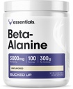 Polvere di Beta Alanine 300mg, non OGM, senza glutine, senza aroma (100 Serve)
