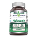 Incredibile Formulas Melatonin Supplemento | 10 Mg Per Serving | 250 compresse | Non OGM | Gluten Free | Made in USA