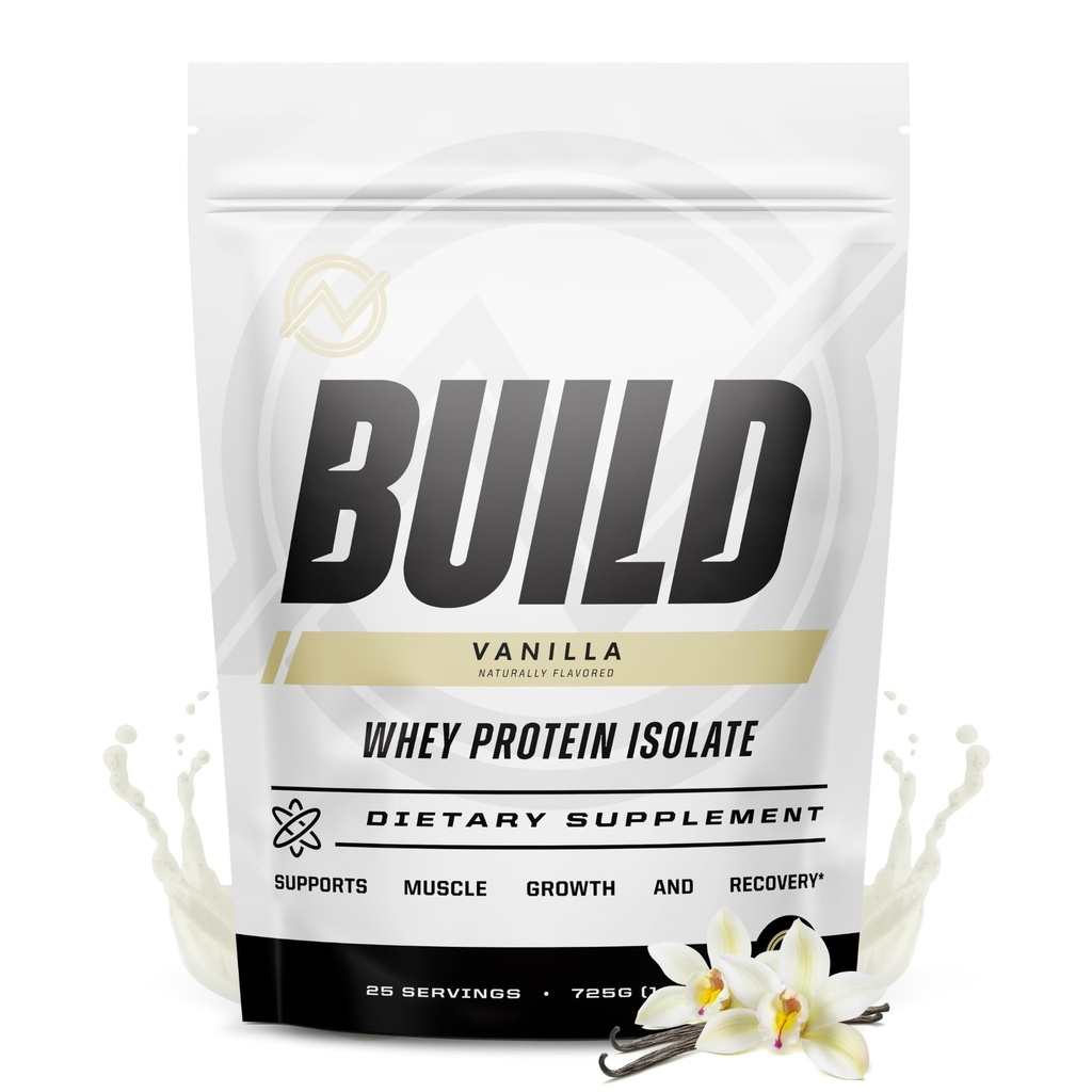 Outwork Nutrition Whey Isolate Protein Powder - Accelera la costruzione e il recupero del muscolo - Lattosio basso, senza glutine - Supplemento di allenamento post - Sintesi proteica migliorata, Vanilla, 1.6lbs