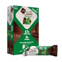 Nugo Slim Dark Chocolate Mint, 18g Vegan Protein, 3g Sugar, 6g Fiber, Carburo basso, Keto Friendly, Gluten Free, 24 Count
