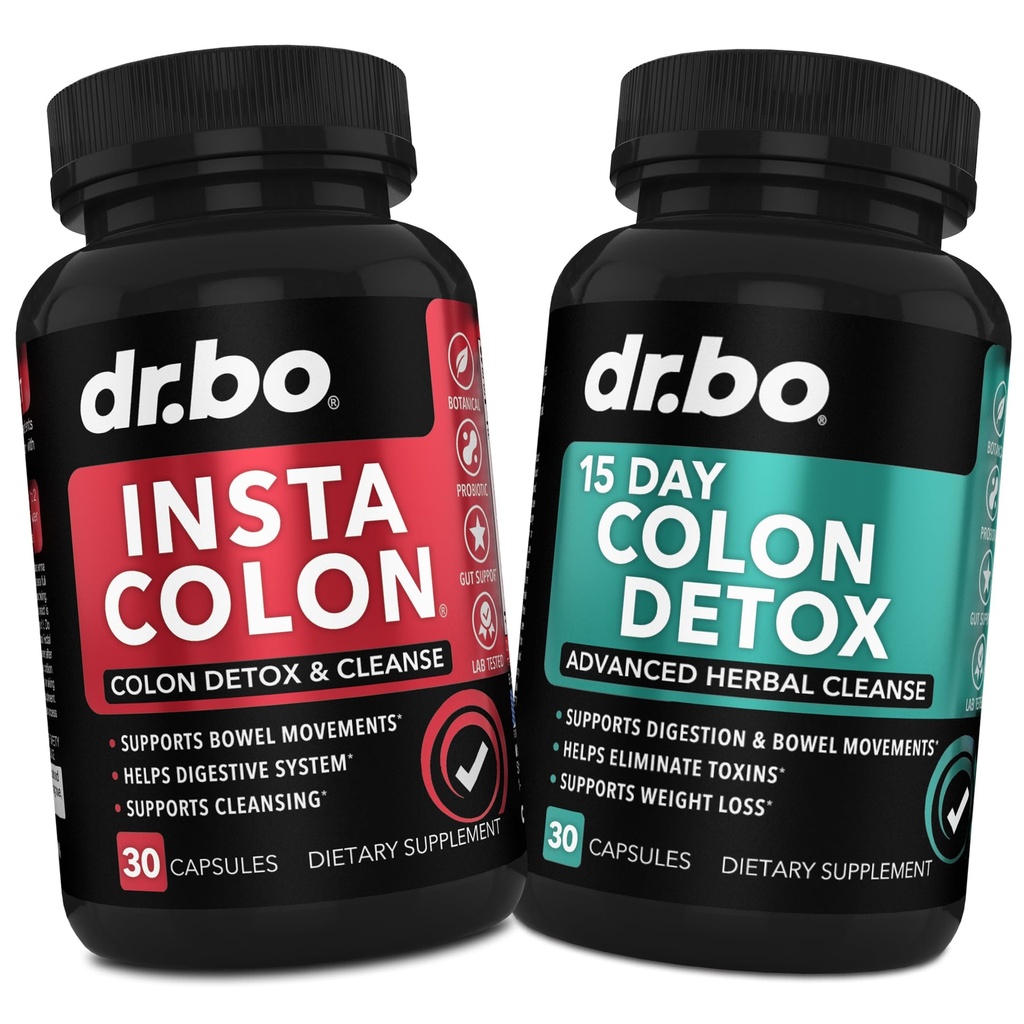 Colon Cleanser Detox Supplemento capsule - 15 giorni Colon Cleanse Pills & Probiotic Herbal Cleansing - Daily Natural Bowel Movement Supplements for Intestinal Stomach Bloating Digestive Gut Support