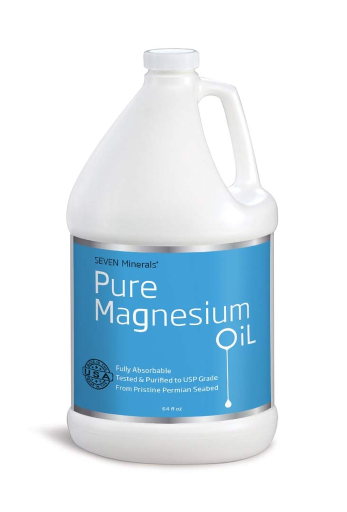 Sette minerali Olio di Magnesio puro 64 oz