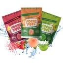 FocusFuel Energy Chews – Trial Size Variety Sample Pack (9 Serve) – 100mg Caffeina + Alpha GPC + L-teanina + B12, Magnesio – Peach, Green Apple, Strawberry Lemonade Flavors – Nessun Crash o Jitters