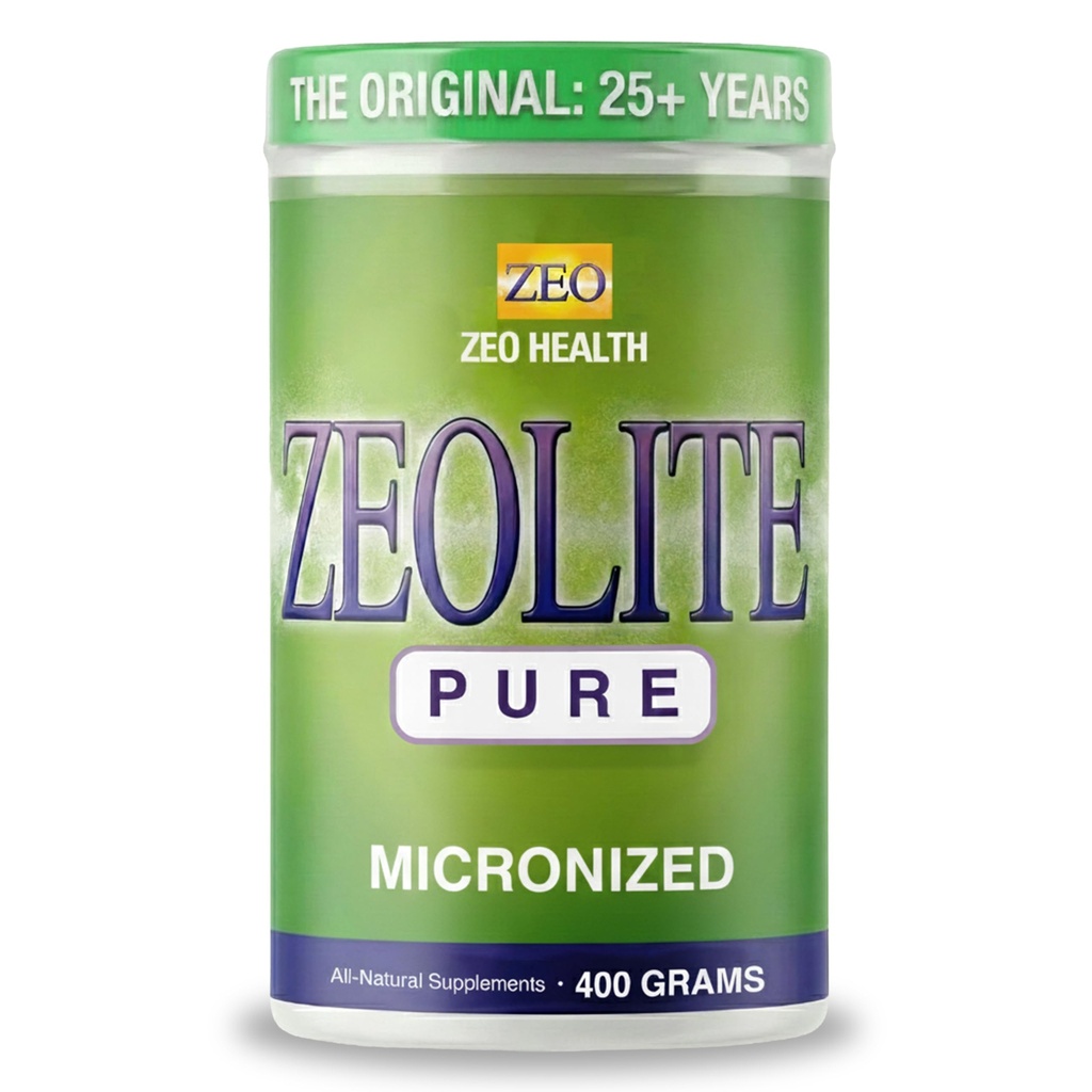 Zeolite Pure | Pulitura completa del detox del corpo per le donne, gli uomini, gli adulti | Supporta l'energia, la salute del fegato, la clessidra mentale, e risposta ottimale dell'infiammazione | La polvere originale Zeolite (400 Servings)