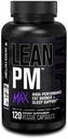 Jacked Factory Lean PM Max - Perdita di peso ad alta efficienza, Supporto per il sonno, Bruciatore grasso, & Appetite Suppressant per gli uomini e le donne w/Melatonina, Magnesio, Carnipure, & Ashwagandha - 120 pillole dimagranti