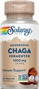 SOLARAY Fermented Chaga Mushroom 1000 mg | Supporto di funzione immunitaria sano | 30 Serve | 60 VegCaps