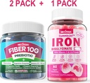 Gummie in fibra per adulti + gommoni riempiti di ferro