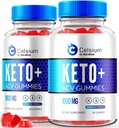 NutraRize (Pacchetto di 2 Celsium Keto+ACV Gummies, Aceto di sidro avanzato di Formula 1000MG, Ufficiale di Keto All-Natural, Supplemento alimentare di Celsium, Recensioni (120 Gummies)