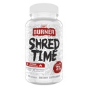 5% Nutrition Shred Time Fat Burner | Green Tea, Coffee Bean, Cayenne, Theobromine, GBB | Appetite Suppression | 30 Serve (180 capsule)