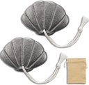 2 Pacchetti di ferro Seashell con borsa - Una fonte naturale di ferro per ridurre il rischio di carenza, uno strumento di cottura efficace e sicuro, ideale per le donne incinte Vegani Atleti