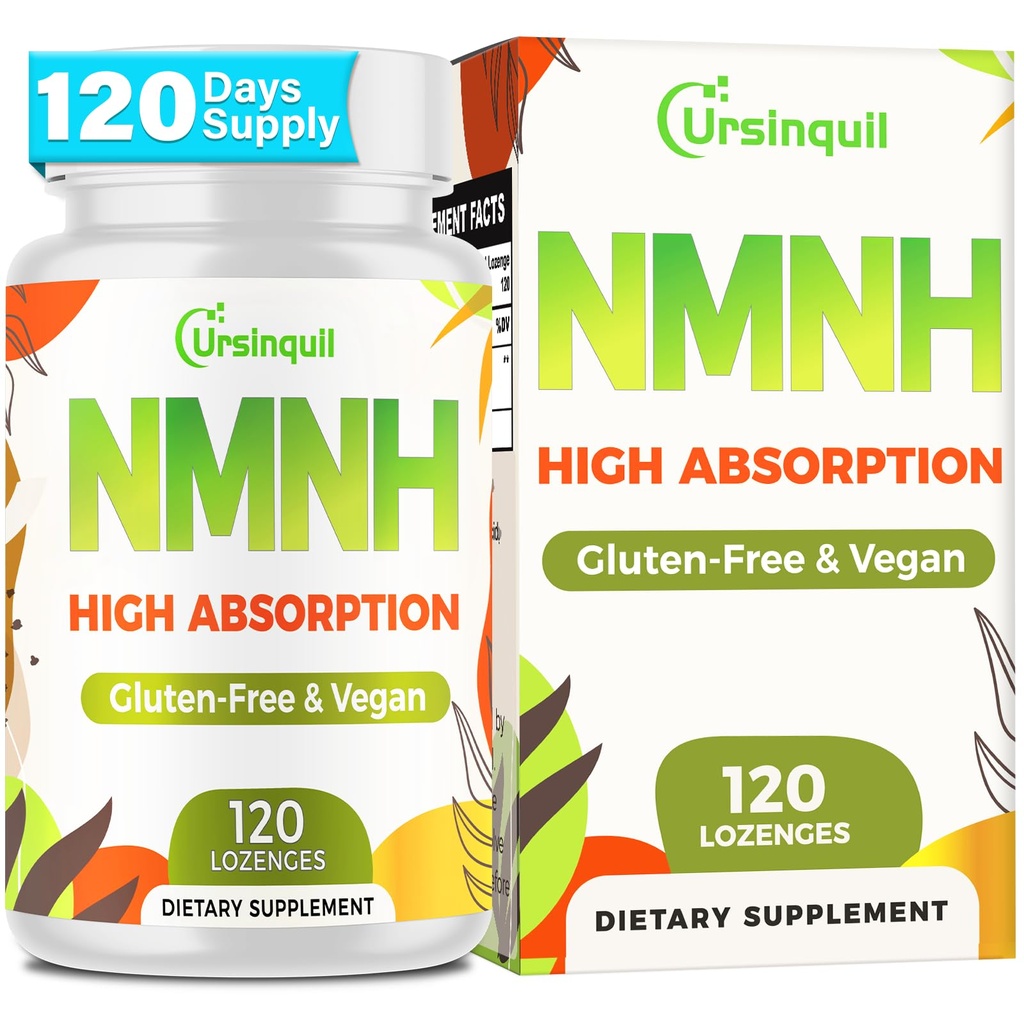 Sublingual NMNH 500mg (Dihydronicotinamide Mononucleotide) (120 Serve, NMNH 500mg per Serving) NAD Supplemento per Boost NAD Livelli come Noi Età, per Anti-invecchiamento, Energia, Immunità, Focus - 120 Count