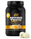 MuscleTech Whey Protein Powder (Vanilla Cream, 2LB) - Nitro-Tech Whey Protein Isolate Smoothie Mix per muscolare magra e recupero - 24g di Whey Gold per le donne e gli uomini - Packaging May Vary