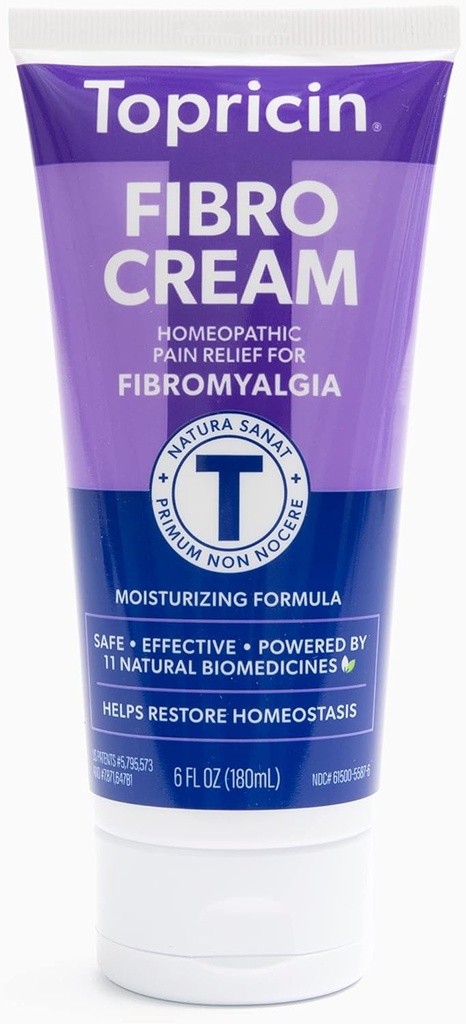 Topricin FIBRO Pain Relieving Cream (6 oz) – Rapid Relief per Fibromyalgia con Formula brevettata - riduce la durata e l'intensità degli episodi di Fibromyalgia, migliora il sonno e ripristina l'energia