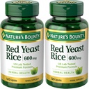 Bounty Rice rosso lievito naturale 600mg 120 capsule (pacchetto di 2)