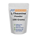 Polvere di L-teanina 100% puro, Non OGM, Vegan, Gluten Free Theanine Powder Supplement (Multiple Sizes) Mood and Cognitive, Stress Relief and Relaxation, Scoop Compreso (100 Grammi)