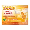 Emergen-C 1000mg Vitamina C Supporto immunitario Polvere Tangerine 30CT include Zinco, Manganese, 7 B Vitamine ed Elettroliti per Back to School Essentials