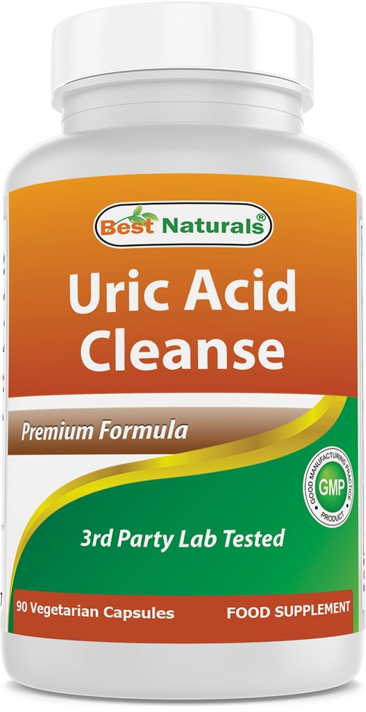Le migliori vitamine di pulizia dell'acido urico dei naturali per gli uomini e le donne - 90 capsule di verdure (90 conte (pacchetto di 1))