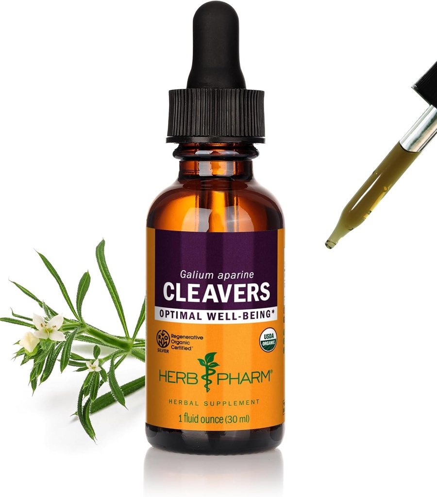 Estratto di liquido di Herb Pharm Cleavers - 1 Oz (DCLEAV01)