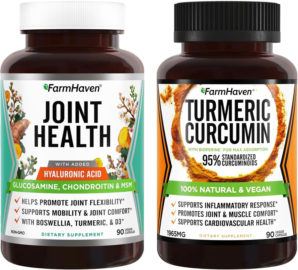 FarmHaven curcumina e Glucosamina Chondroitin