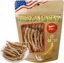 Zen Ginseng - 4 oz Borsa di American Wisconsin Ginseng Root - Non OGM, Gluten Free. Aggiungi questo Ginseng in Soup, Tea, Caffè, succhi, Smoothies e Baking (Small Long Root 4 oz Bag)