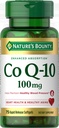 Nature's Bounty CoQ10, aiuta a mantenere la pressione sanguigna sana, 100 mg, Quick Release Softgels, 75 Count