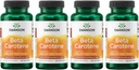 Swanson Beta-Carotene Vitamina A 25000 IU Softgels - Pelle, Occhi e Salute del Sistema Immune - Supporto Antiossidante - 7500 mcg (300 Softgels) (4 Pack)