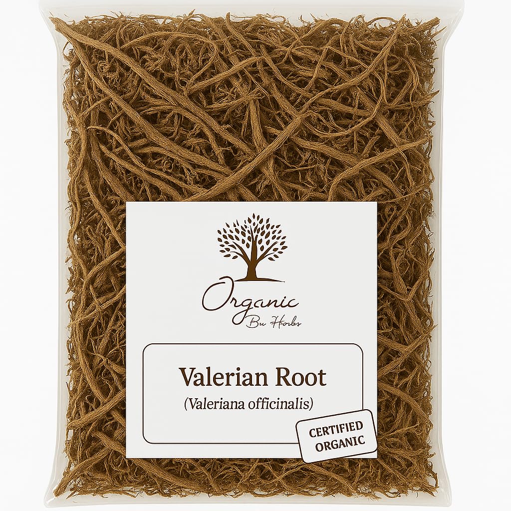 Radice di valeriana secca biologica 2 oz – Valeriana Officinalis – Integratore naturale di erbe – Non OGM, Vegan, Kosher, Nessun filler, Senza caffeina