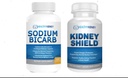 Lo scudo del rene Omega-3 Fish Oil & Sodium Bicarb 2 Pack Bundle Supporta la funzione normale del rene & livelli acidi