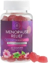 Menopausa Supplementi per le donne - Totale naturale Mild Hot Flashs & Night Sweats Support, Multi Benefit Menopause Relief Gummy, Supporto per l'equilibrio & Energy, senza glutine & Non-GMO - 60 Gummies