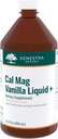Genestra Marche Cal Mag Vanilla Liquid + | Calcium-Magnesium Supplemento | 15.2 fl. oz.