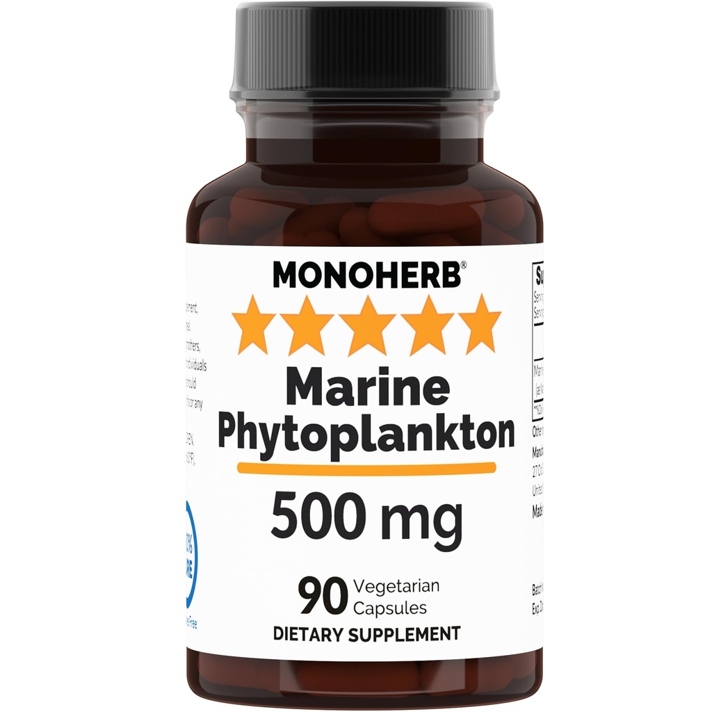 MONOHERB Marine Phytoplankton 500 mg - 90 capsule vegetariane
