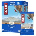CLIF BAR - Energy Protein Bars - Chocolate Chip - Realizzato con Avena Organica - Energy Bars - Non-GMO - (15 Pack)