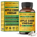 ACV Pro Aceto di sidro di mele capsule certificate organiche con madre ACV pillole Detox Cleanse acid Reflux Relief Support Supplemento Ginger Root Cayenne Pepper Powder